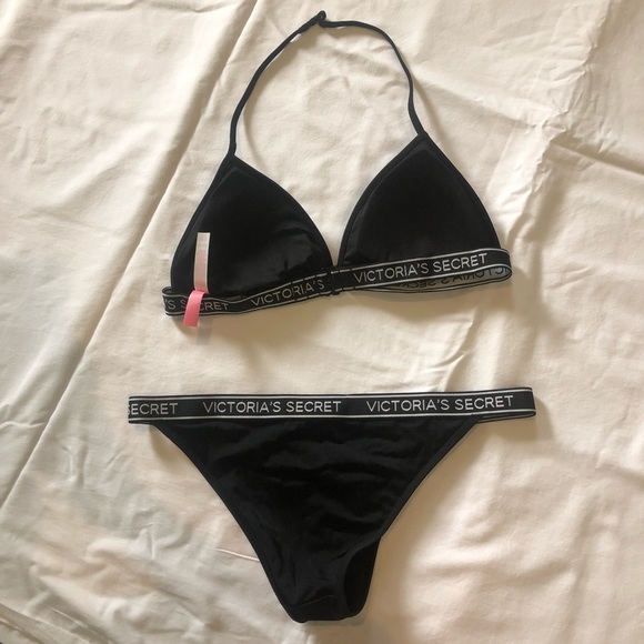 ❗️SOLD❗️Medium-Victoria’s Secret Black & White Bikini 👙 - Picture 4 of 4